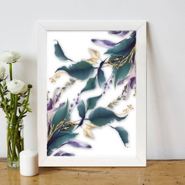 Wallity Cuadro Decorativo Multicolor enmarcado en MDF de 24 x 29 cm